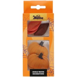 10 decorazioni commestibili per Halloween: foglie e zucche. n�1