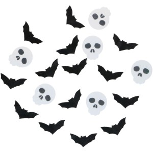 18 decorazioni commestibili per Halloween: pipistrelli e teschi
