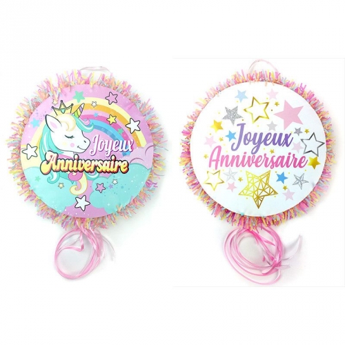 Pignatta 2 Stampe - Unicorno (30 cm) 