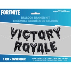 Guirlanda 13 palloncini Fortnite - Victory Royale. n1