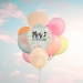 3 Palloncini a coriandoli multicolore - Merci du Fond du Coeur. n2