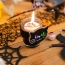 4 portacandele decorativi in vetro per Halloween - Anello in feltro