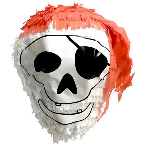 Pinata Teschio Pirata - 31 cm 