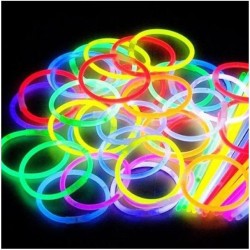 100 braccialetti fluorescenti. n1