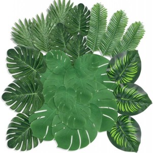 Set di 44 foglie tropicali artificiali