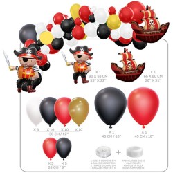 Kit Arco Pirata 50 Palloncini. n1