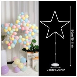 Supporto per palloncini a stella - 150 cm. n°2
