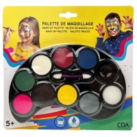 Tavolozza trucco + applicatore e spugna