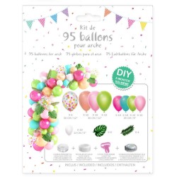 Kit arco di palloncini Exotic 95. n1