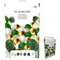 Kit arco di palloncini tropicali da 40