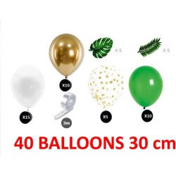 Kit arco di palloncini tropicali da 40. n2