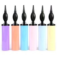 1 pompa manuale per palloncini - Colore casuale