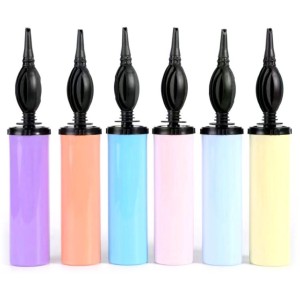 1 pompa manuale per palloncini - Colore casuale