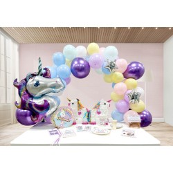 Kit arco di palloncini unicorno da 50 pezzi. n1