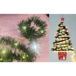Ghirlanda LED da parete in abete - 6 m. n1