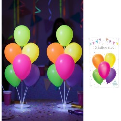 10 palloncini fluorescenti. n�1