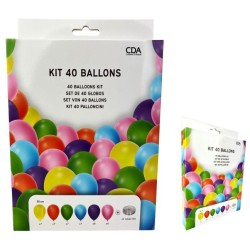 Kit per arco di palloncini multicolore - 40 palloncini. n�2