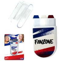 Stick per il trucco tricolore (blu-bianco-rosso)