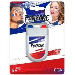 Stick per il trucco tricolore (blu-bianco-rosso). n�1