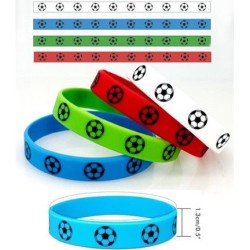 Set di 4 braccialetti da calcio - Realizzati in silicone. n�1