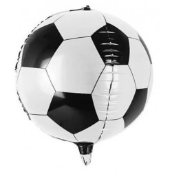Pallone da calcio in alluminio 4D riempito di elio - 45 cm. n�1
