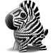 Set Zebra 3D da assemblare - Eugy. n°1