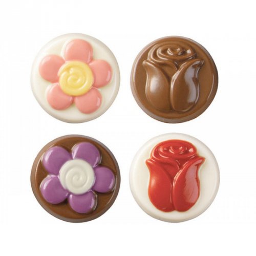 Stampo 8 frollini fiori Wilton 