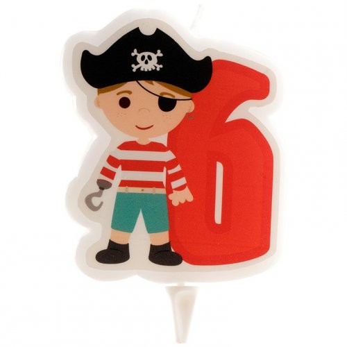 Candela dei pirati 6 anni 