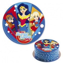 Disco di zucchero Super Hero Girls (20 cm). n1