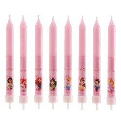8 candele Principesse Disney. n1