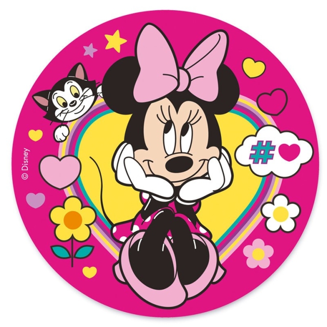 Disco in pasta azzima - Minnie romantica (20 cm) 