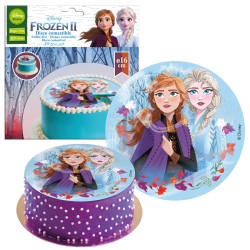 Disco Frozen 2 (16 cm) - Azimo - senza zucchero. n3