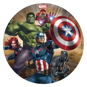 Disco Avengers (16 cm) - Commestibile