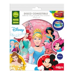 Disco Principesse Disney (20 cm) - Commestibile. n1