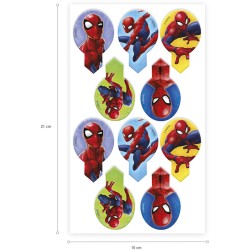 20 Decorazioni per Cupcake Spiderman - Azzimo. n1