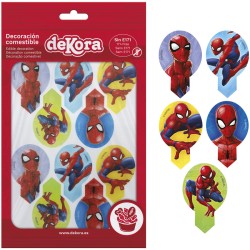 20 Decorazioni per Cupcake Spiderman - Azzimo. n2