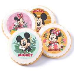 6 Mini Dischi Mickey et Minnie - Azzimo. n1