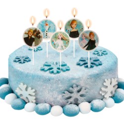 5 Candeline con supporti Frozen 2. n2