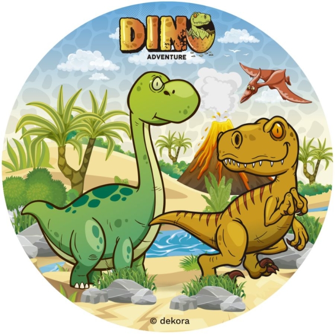 Piccolo Disco Dinosauro (15, 5 cm) - Commestibile 