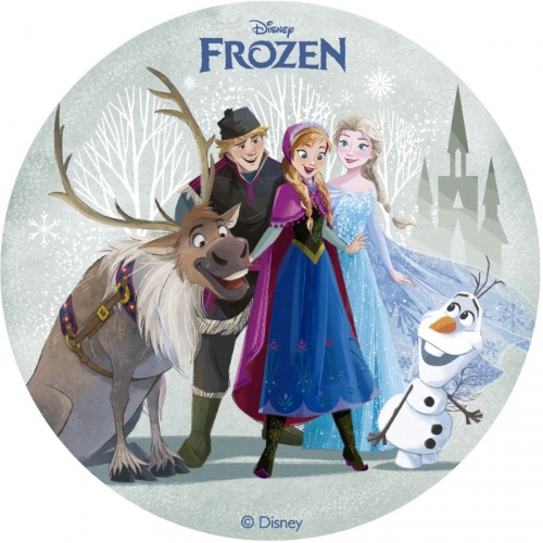 Piccolo Disco Frozen 2 (15,5 cm) - Commestibile - senza E171 