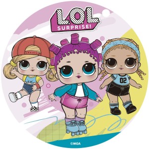 Piccolo Disco LOL Surprise  (15,5 cm) - Commestibile - senza E171