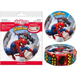 Piccolo Disco Spiderman (15, 5 cm) - Commestibile. n3