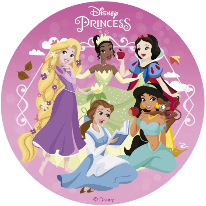 Piccolo Disco Principesse Disney (15, 5 cm) - Commestibile 