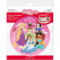 Piccolo Disco Principesse Disney (15, 5 cm) - Commestibile. n1