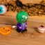 Decorazione di Halloween 2D (9 cm) + 2 Zucche ( 4 cm) - Zucchero