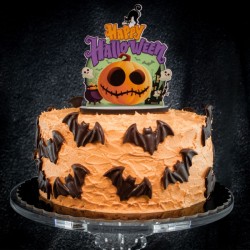 Cake Topper Happy Halloween - 12, 5 cm. n2