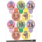 20 Decorazioni per cupcake LadyBug - Senza lievito - senza E171 images:#1