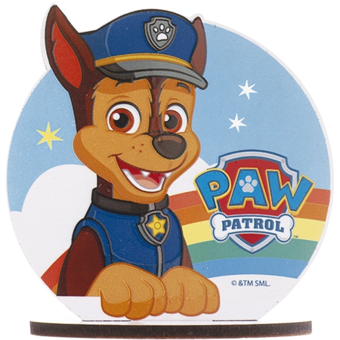 Cake Topper Paw Patrol - Chase - 12, 5 cm 