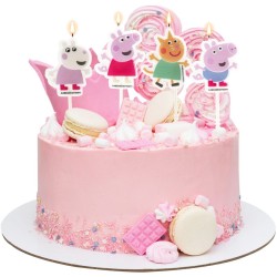 4 candeline di compleanno 2D Peppa Pig. n2
