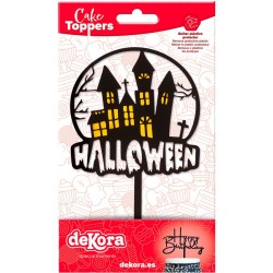 Decorazione per torta a forma di casa incantata di Halloween - 15, 5 cm. n2